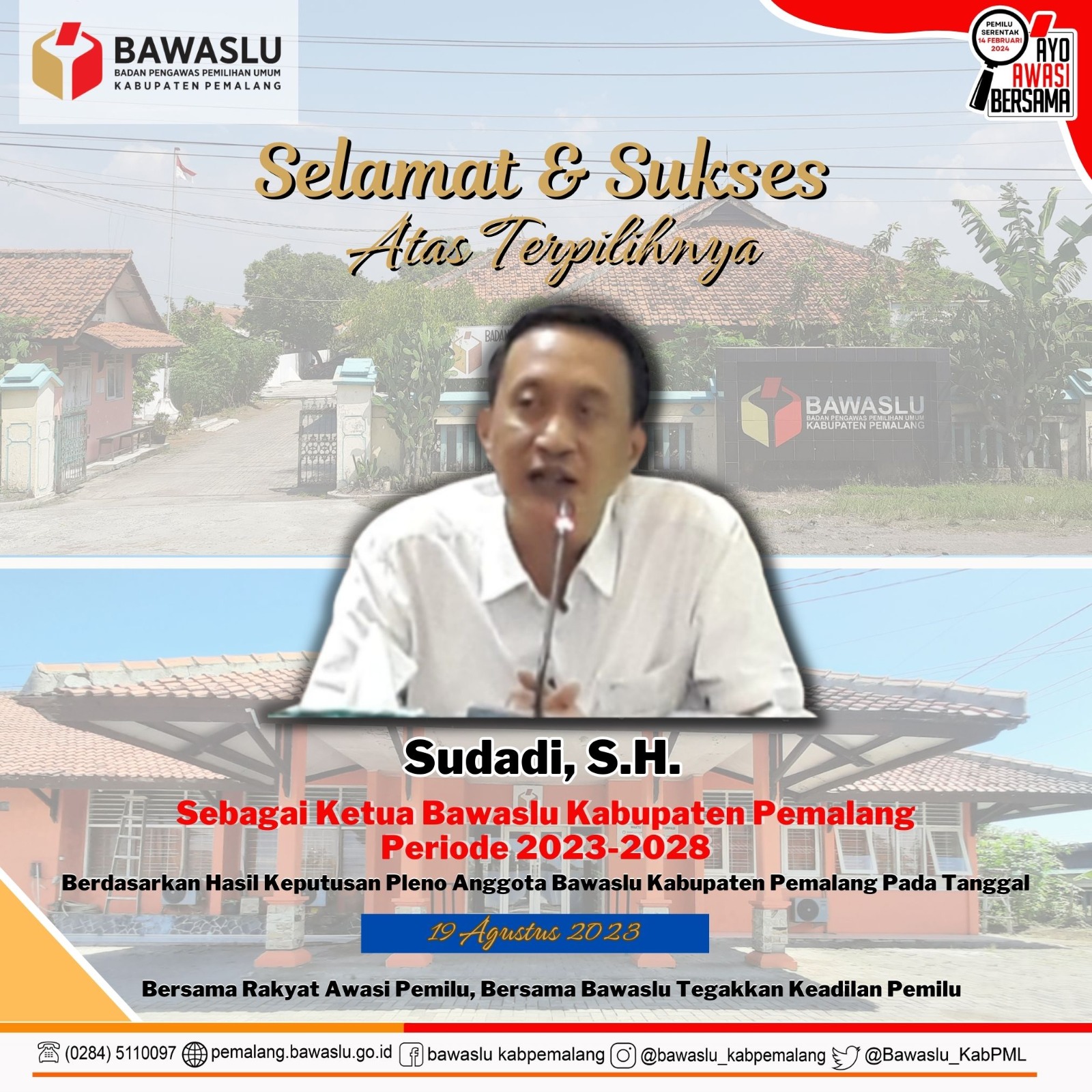 Ketua Bawaslu Pemalang 2023-2028