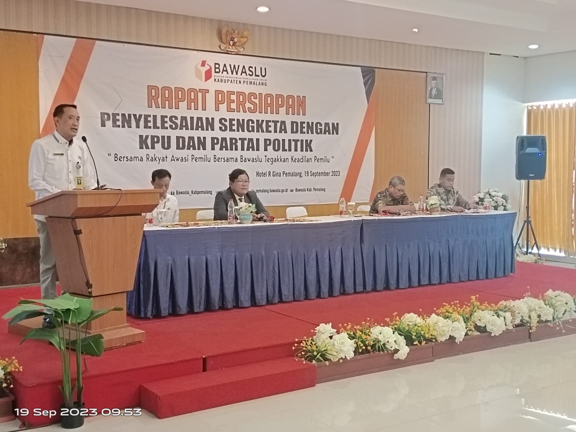 Rakor Persiapan Sengketa Pemilu 2024