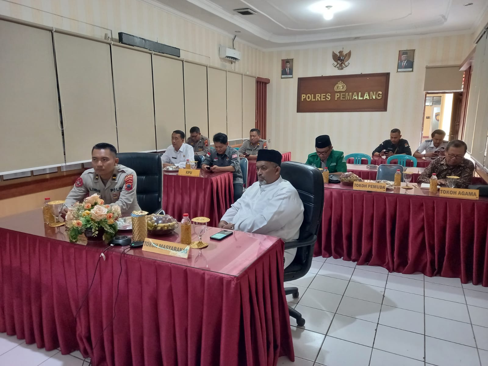 Rapat Zoom Pengamanan Pemilu 2024