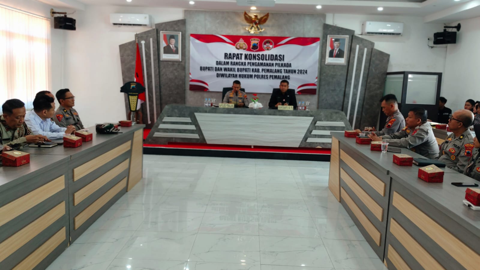 Rapat Konsolidasi Polres Pemalang