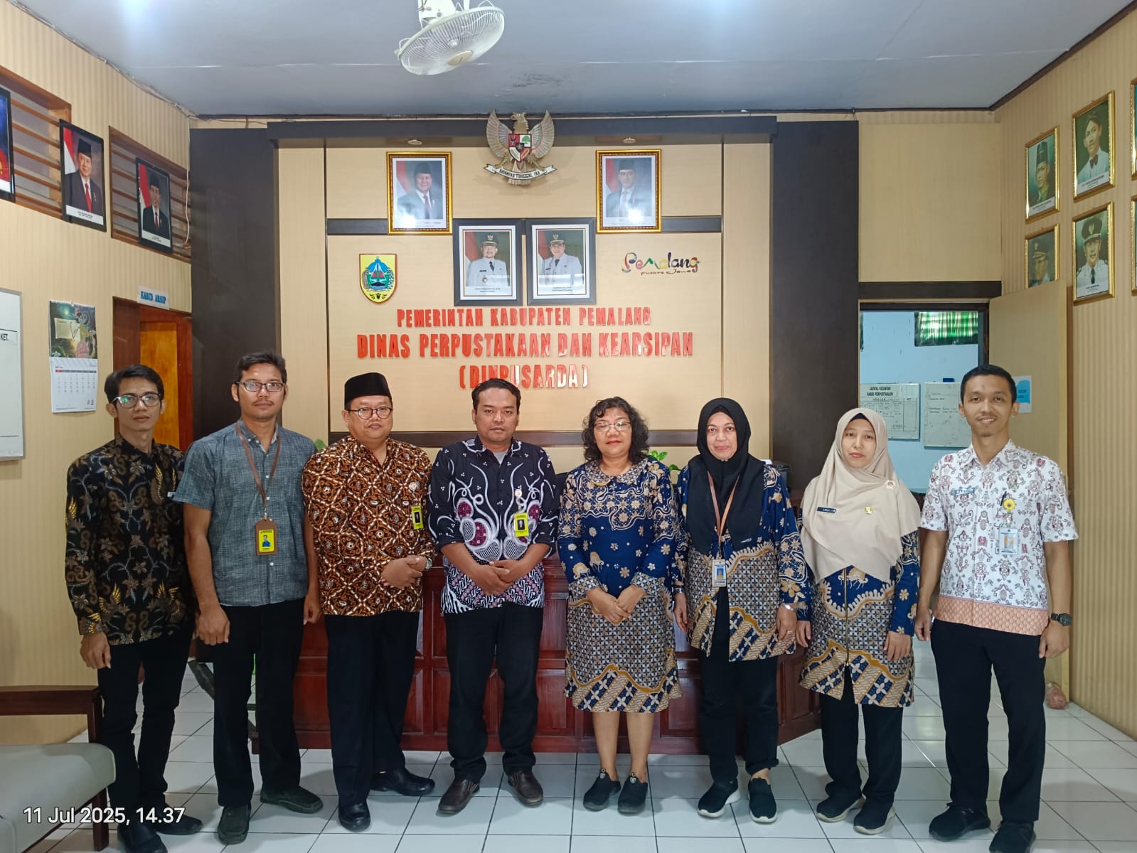 Pemabahasan Rancangan Kerjasama dengan Dinpusarda