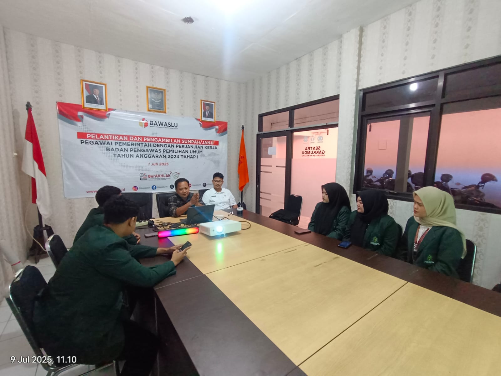 Bawaslu Kabupaten Pemalang Berikan Pembekalan Materi PHPU Kepada Mahasiswa PPL UIN  Pekalongan