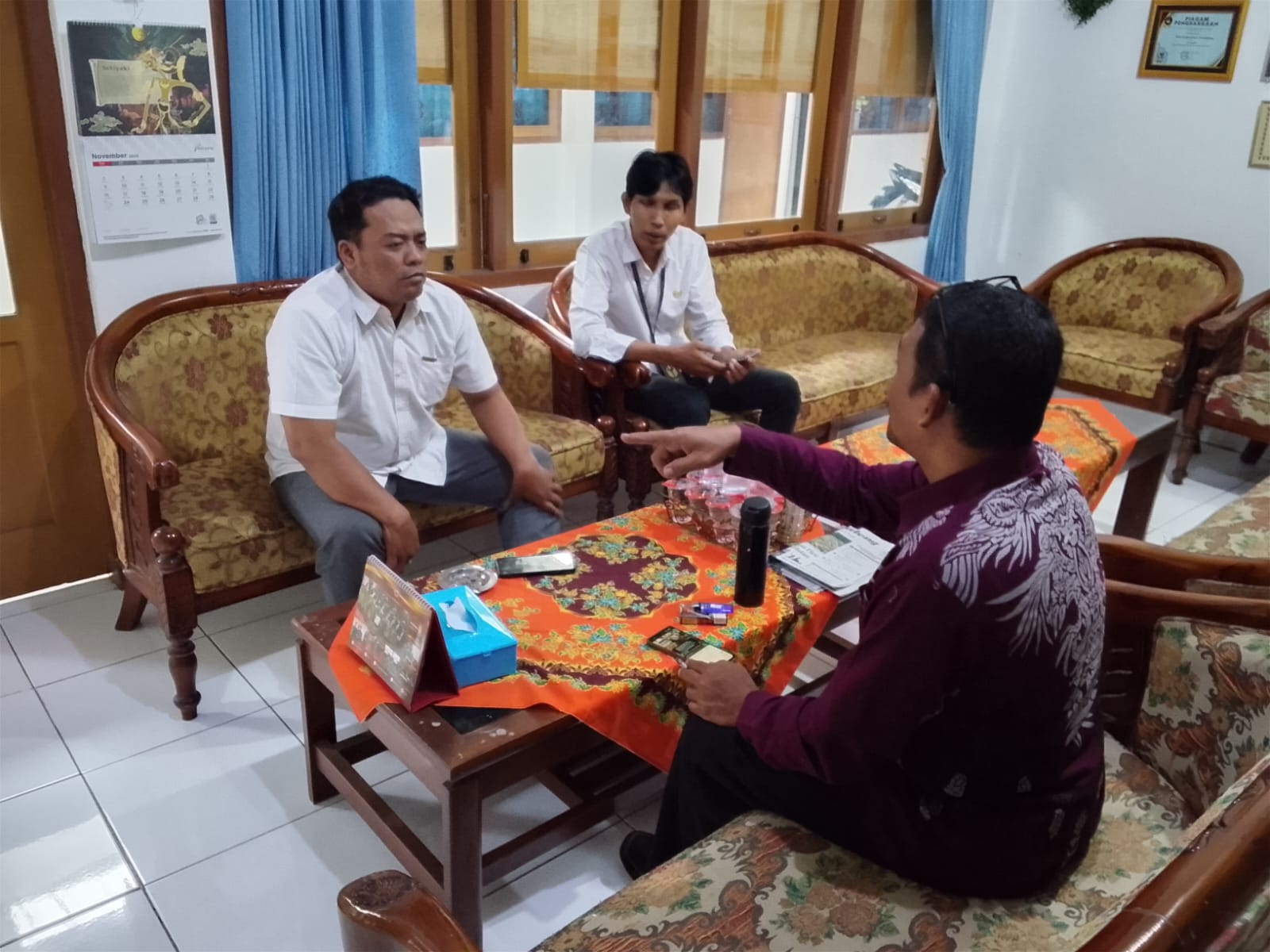 Jelang RPT PDPB Triwulan IV, Bawaslu Pemalang Lakukan Koordinasi Dengan KPU Pemalang