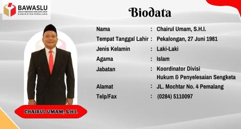 Chairul Umam, S.H.I.