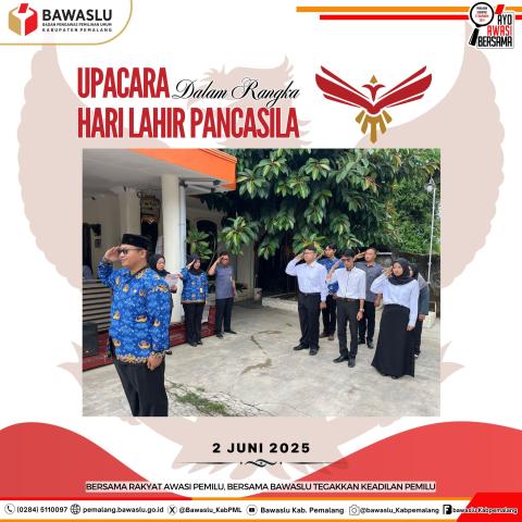 Upacara Harlah Pancasila 2025