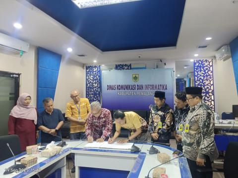 Menuju Lebih Informatif, Bawaslu Pemalang Jalin Kerja Sama dengan Diskominfo Pemalang