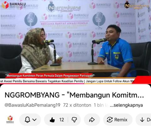 Ketua KNPI Pemalang Ajak Pemuda Untuk Berpartisipasi Dalam Pengawasan PDPB