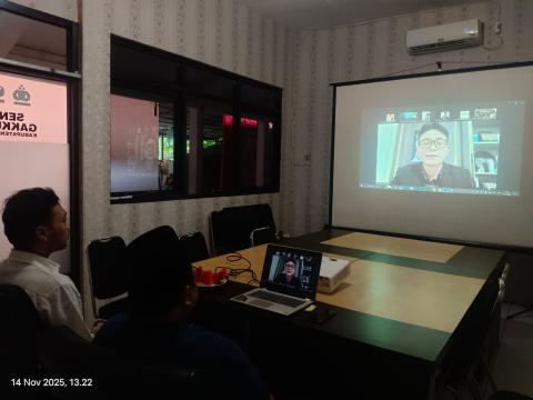 Bawaslu Pemalang Ikuti Rapat Koordinasi Penyusunan Buku Gagasan Desain Penguatan Kelembagaan Bawaslu Jawa Tengah